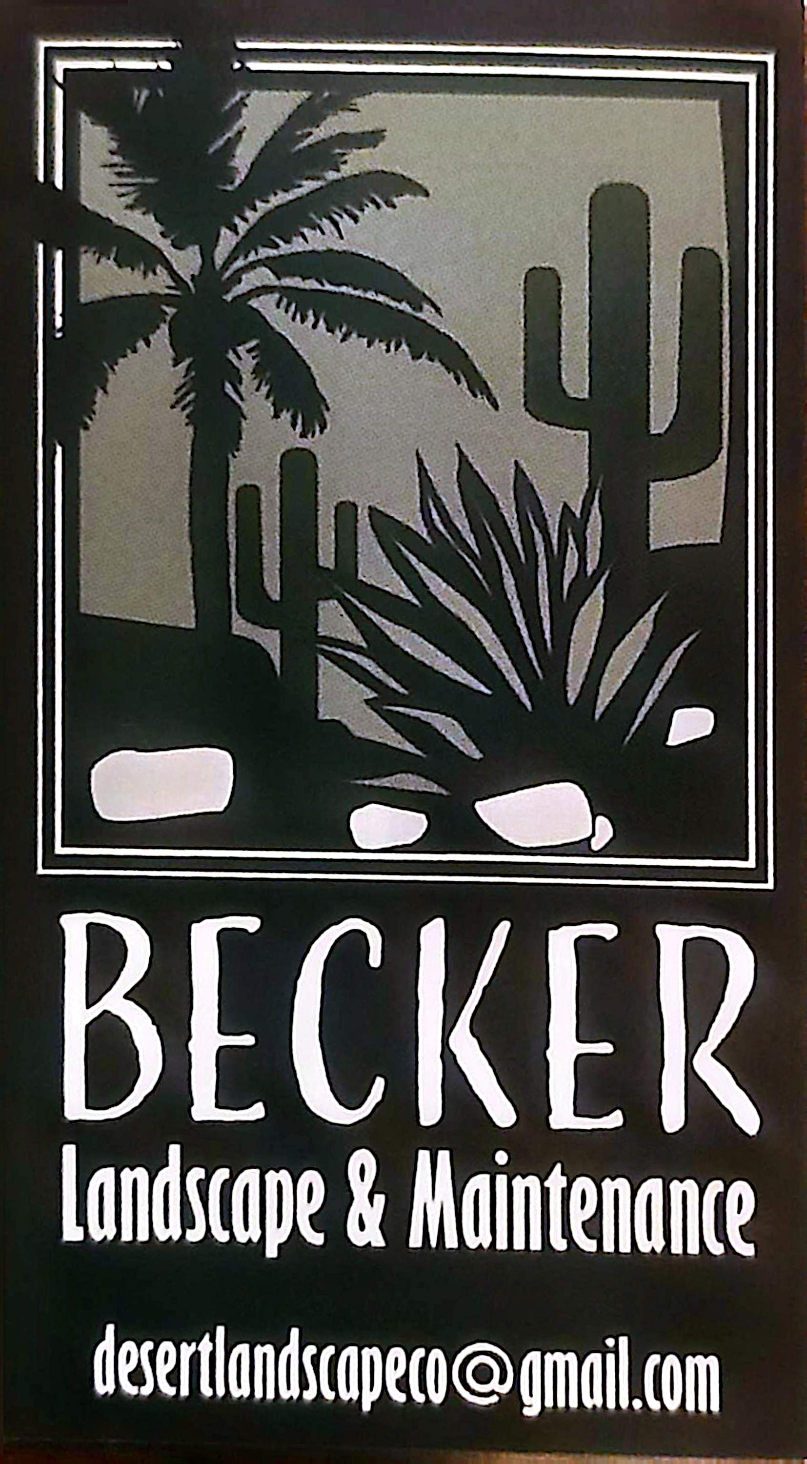 Becker Landscape Co. logo