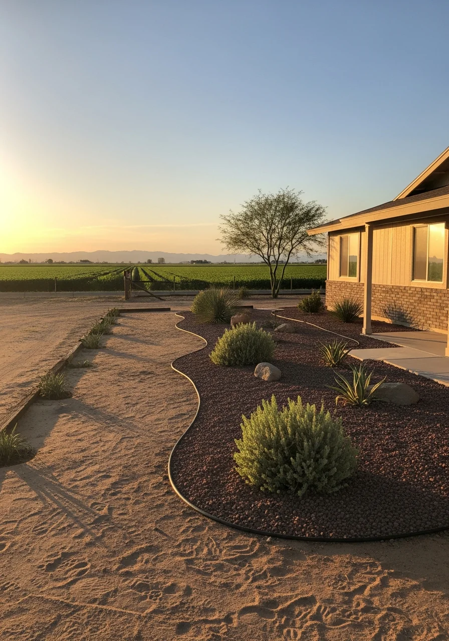 Somerton rural residential home showing practical construction suited to agricultural area.